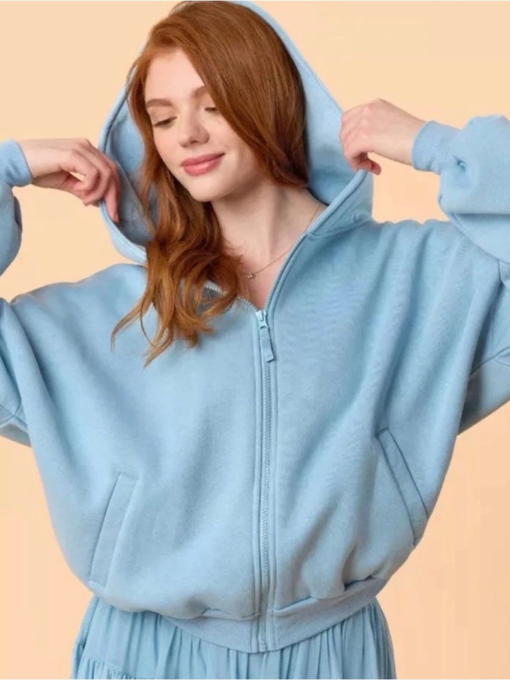 Blogilates marshmallow hoodie
